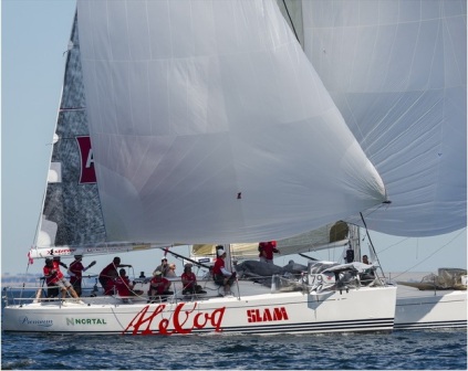 Premium EST499 - kapten Priit Tammemägi - foto Mick Anderson, Sailingpix.dk